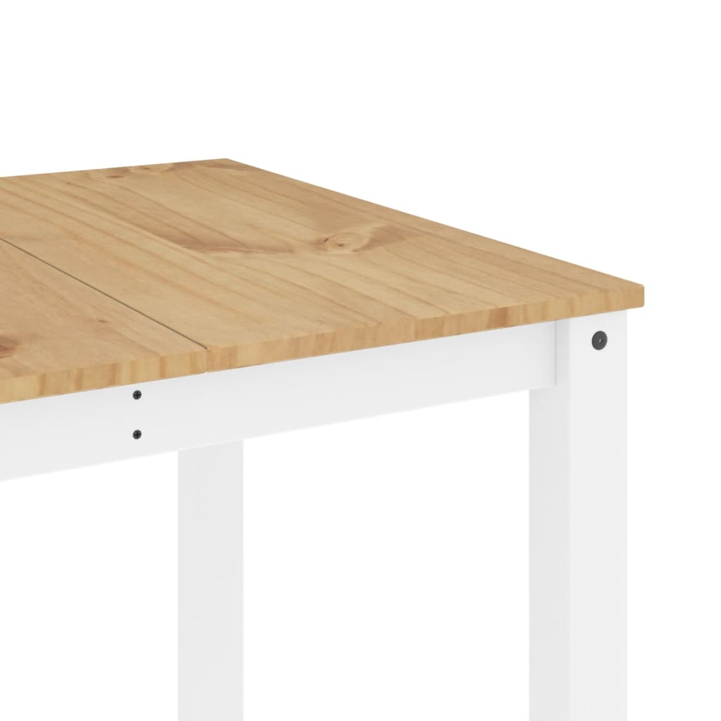 Dining Table Panama White 180x90x75 cm Solid Pine
