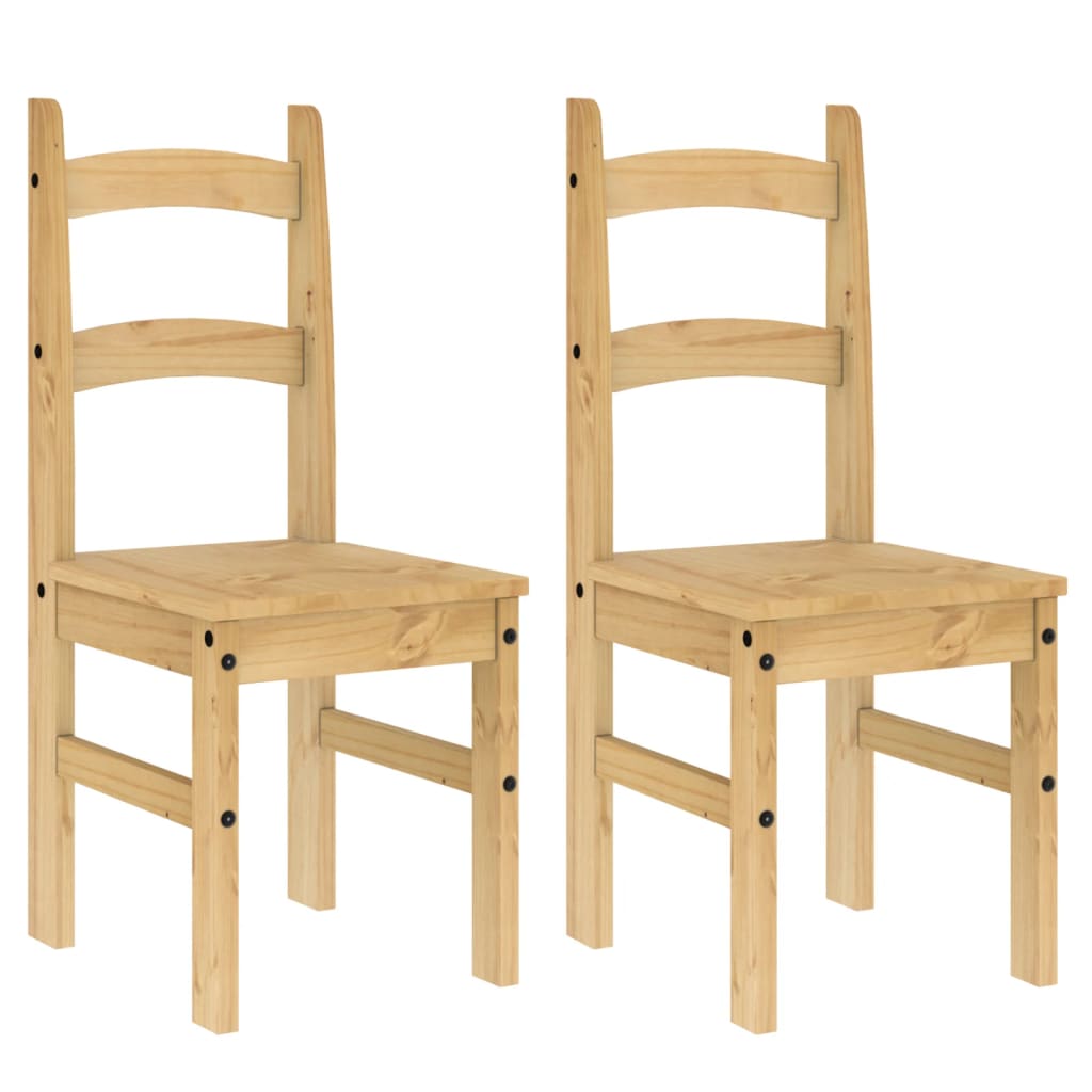 Dining chairs 2 pcs. 40x46x99 cm solid pine wood