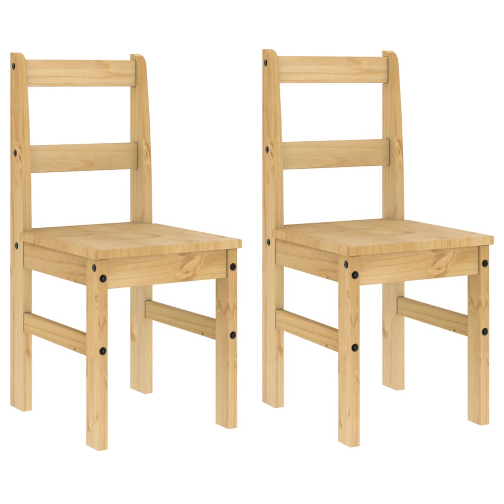 Dining Chairs 2 pcs. Panama 40x46x90 cm Solid Pine