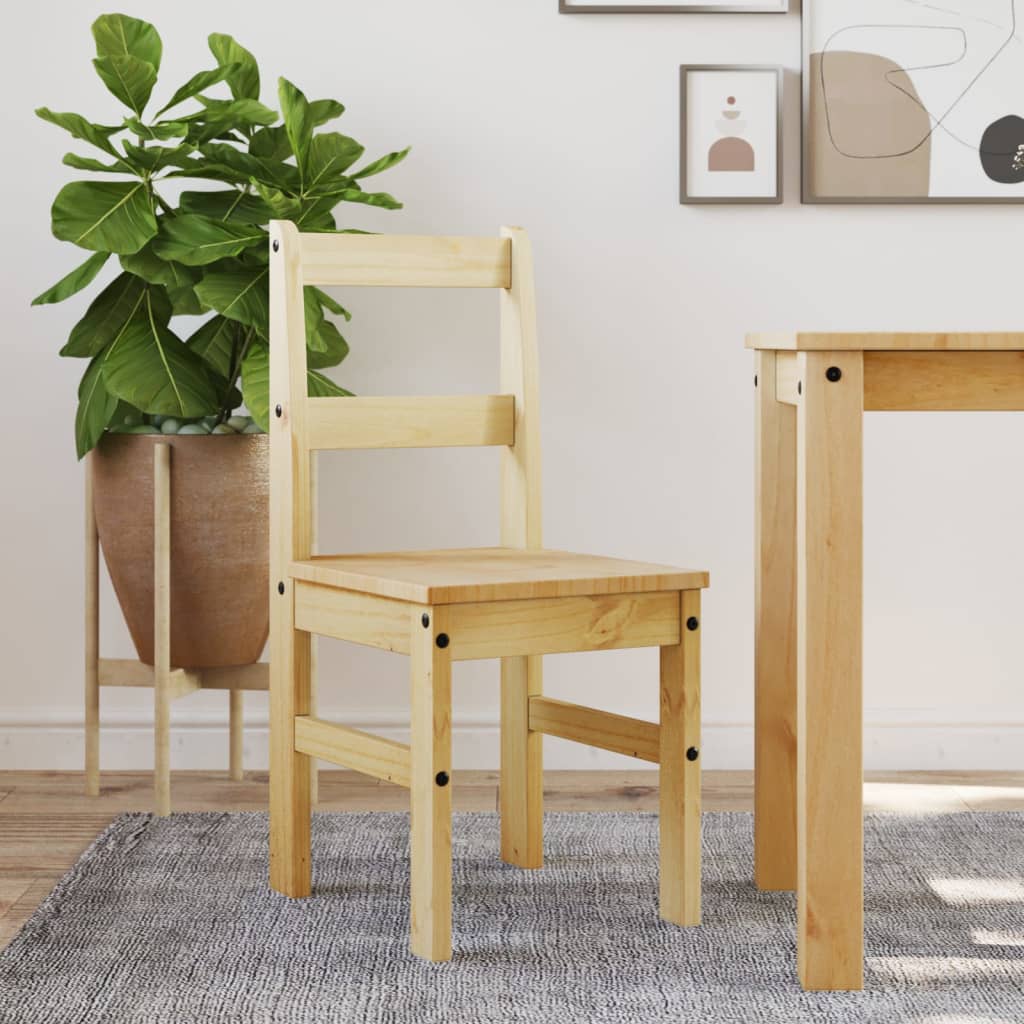 Dining Chairs 2 pcs. Panama 40x46x90 cm Solid Pine