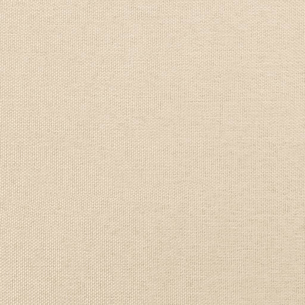 Pocket spring mattress cream 120x190x20 cm fabric