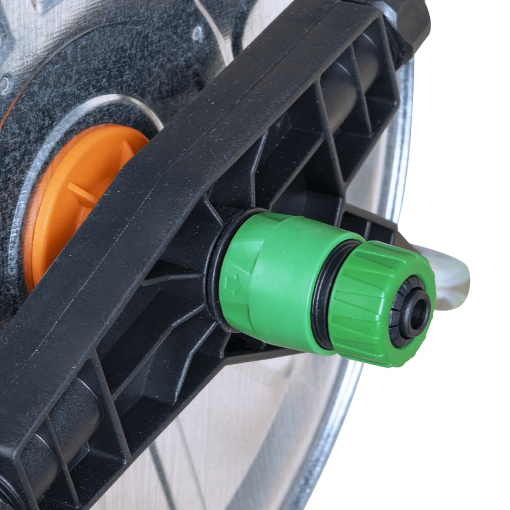 Hose reel wall mounting for 50m 1/2" or 35m 3/4" hose