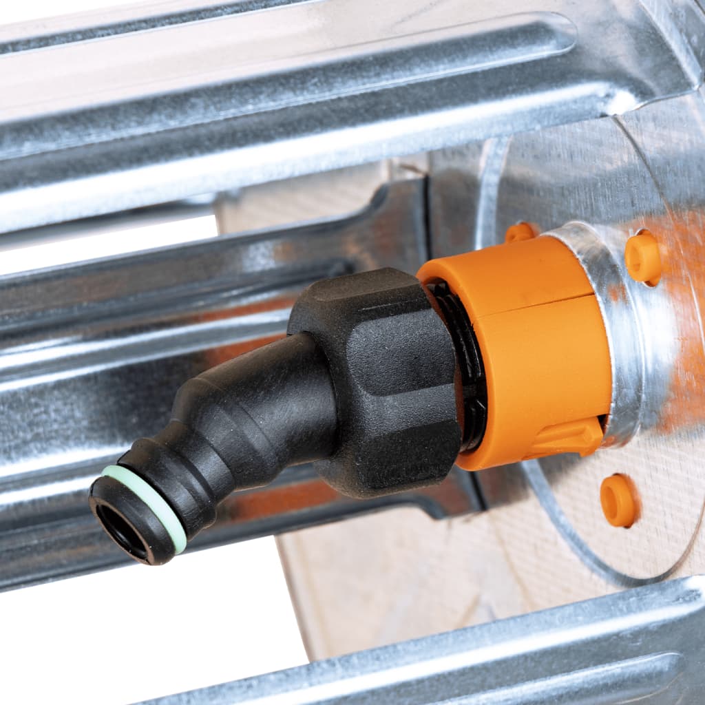 Hose reel wall mounting for 50m 1/2" or 35m 3/4" hose