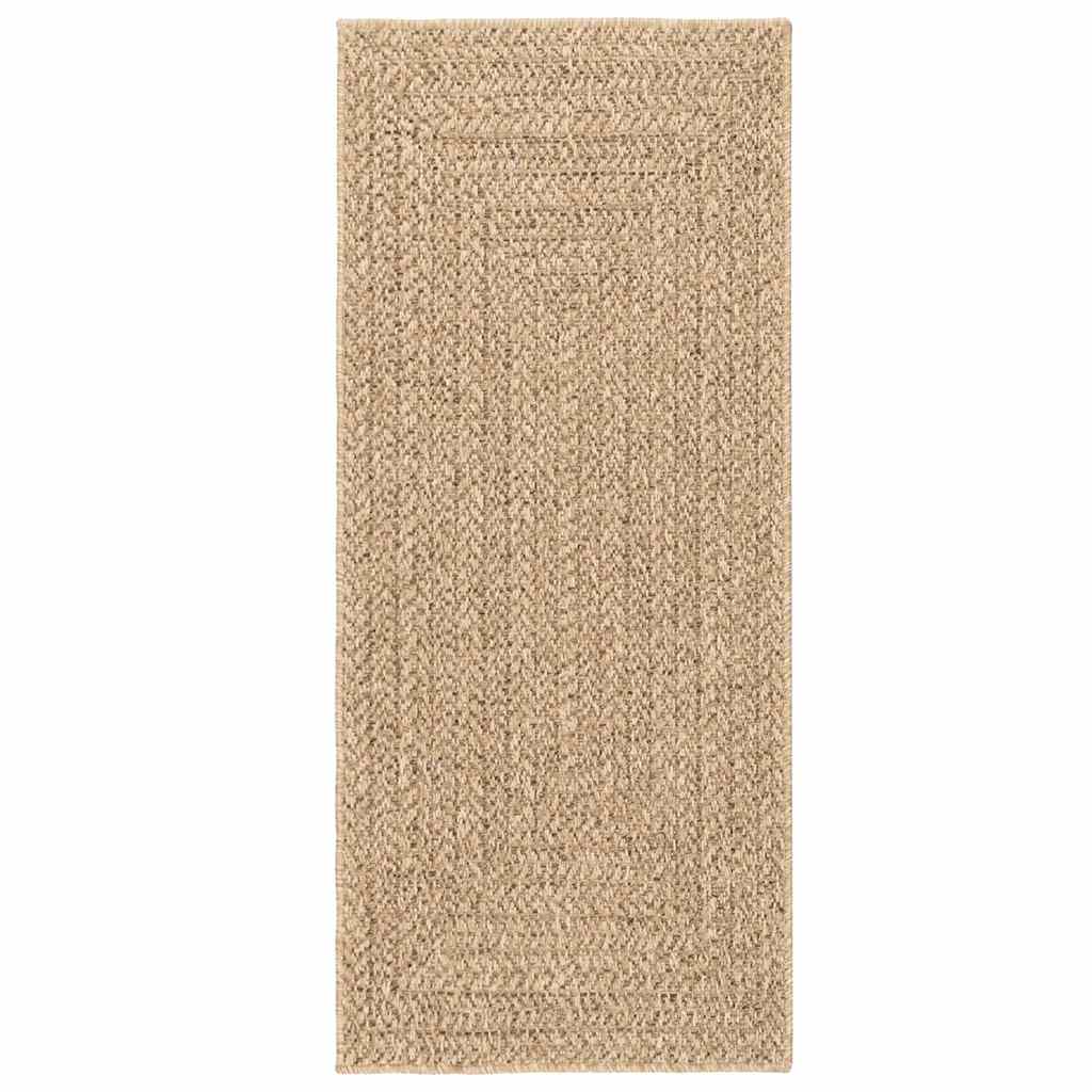 Carpet ZIZUR 80x200 cm jute look indoor and outdoor