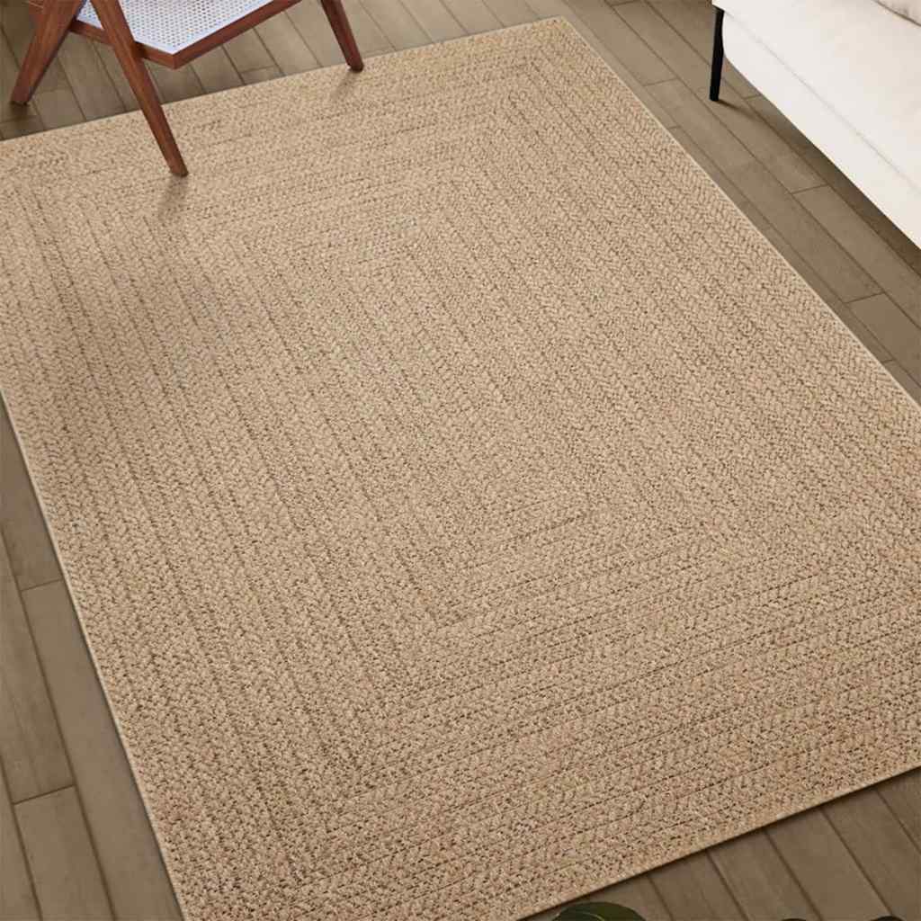 Carpet ZIZUR 240x340 cm jute look indoor and outdoor