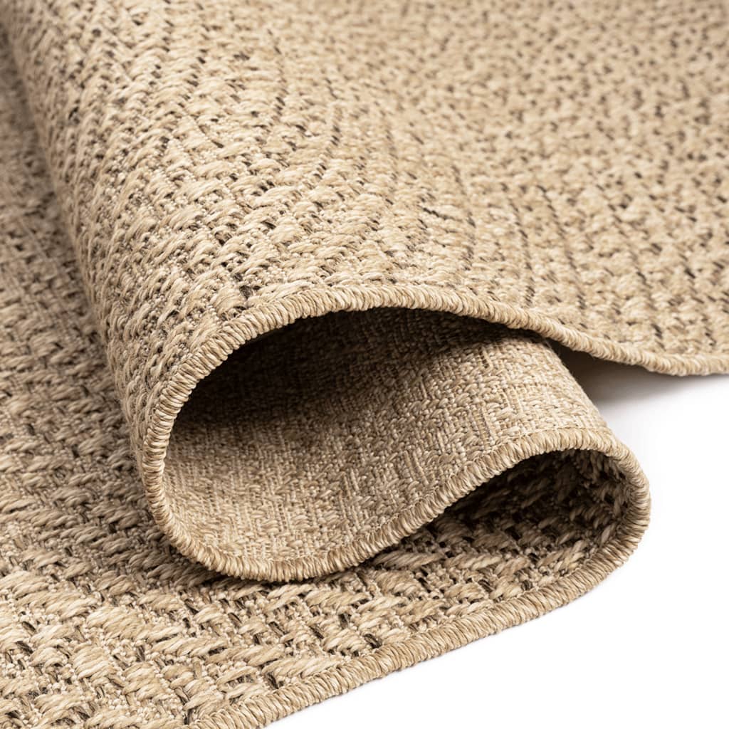 Carpet ZIZUR 80x200 cm jute look indoor and outdoor
