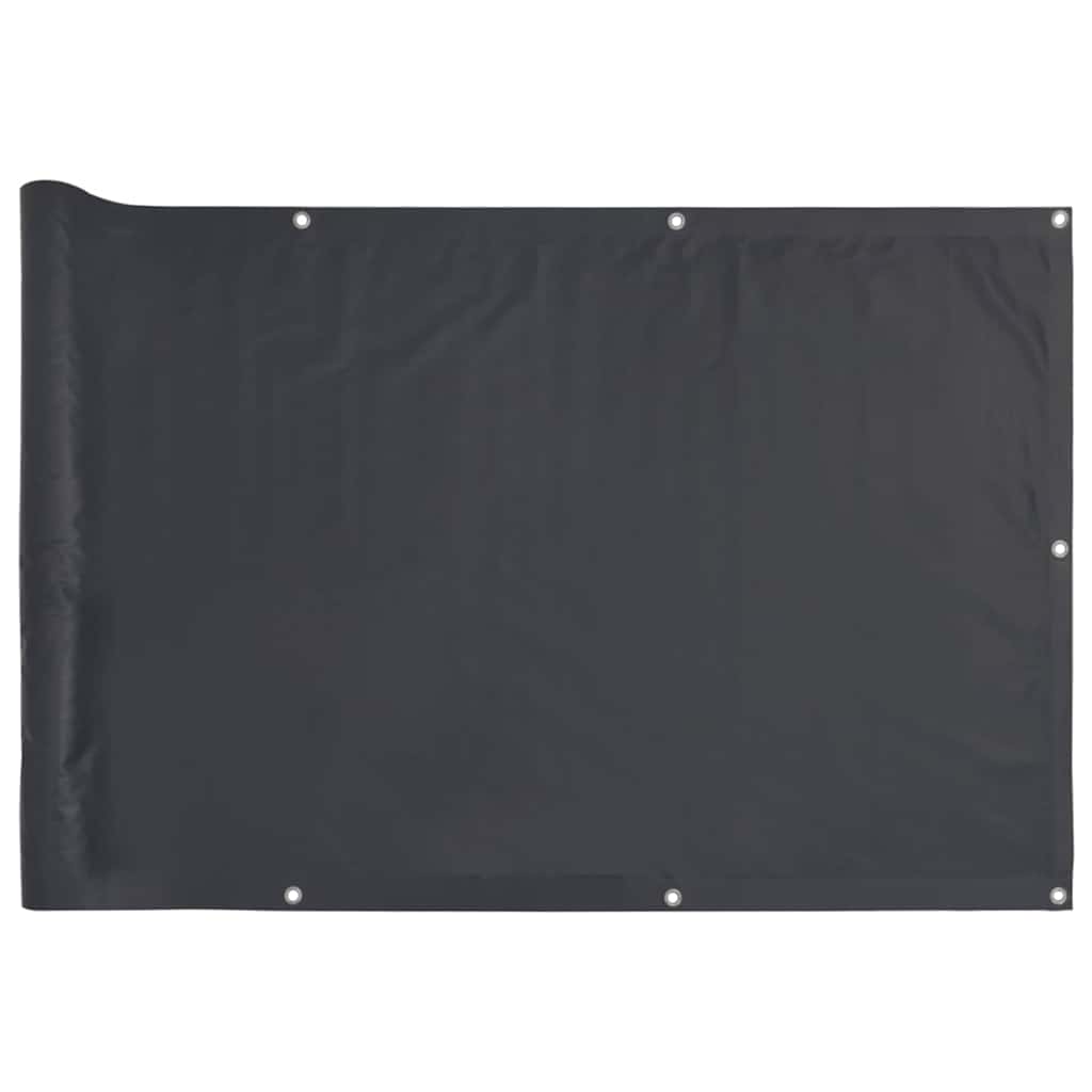 Balkon-Sichtschutz Anthrazit 500x75 cm PVC