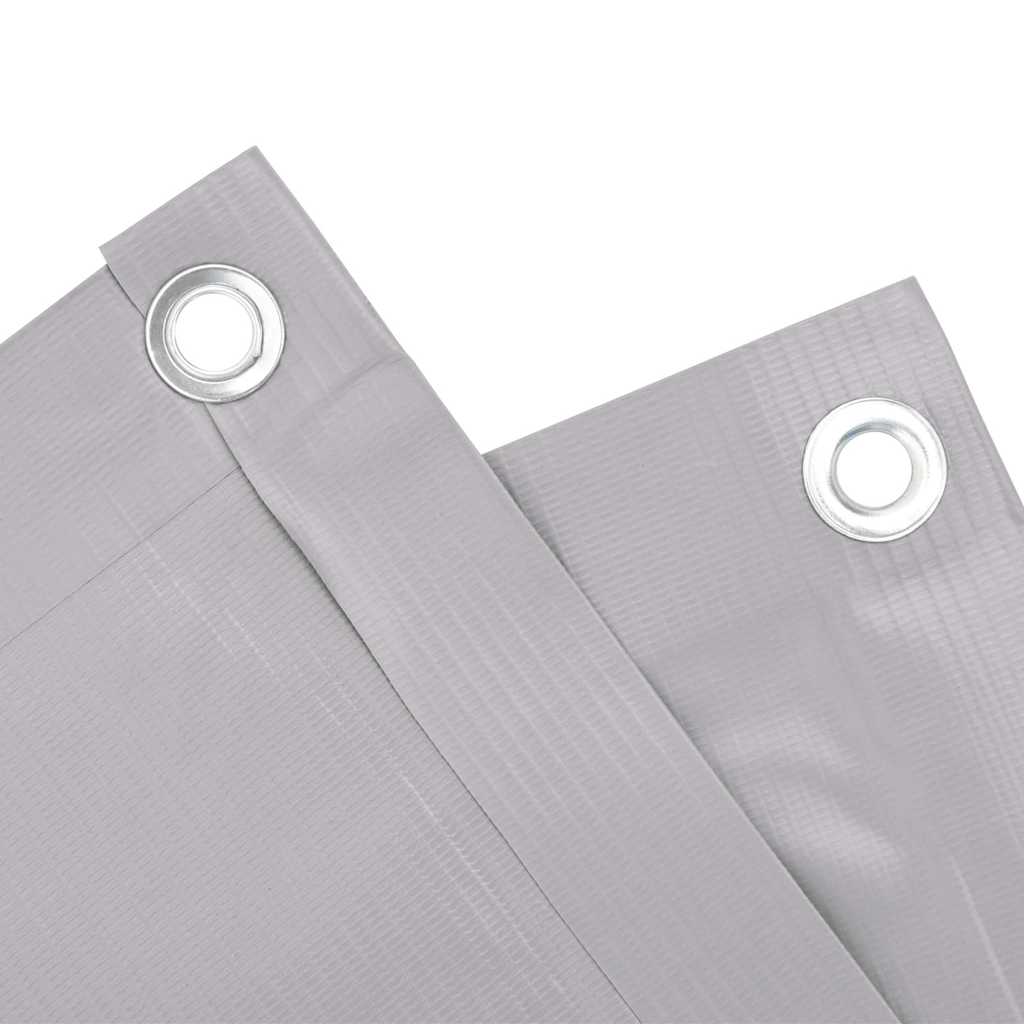 Balkon-Sichtschutz Grau 600x75 cm PVC