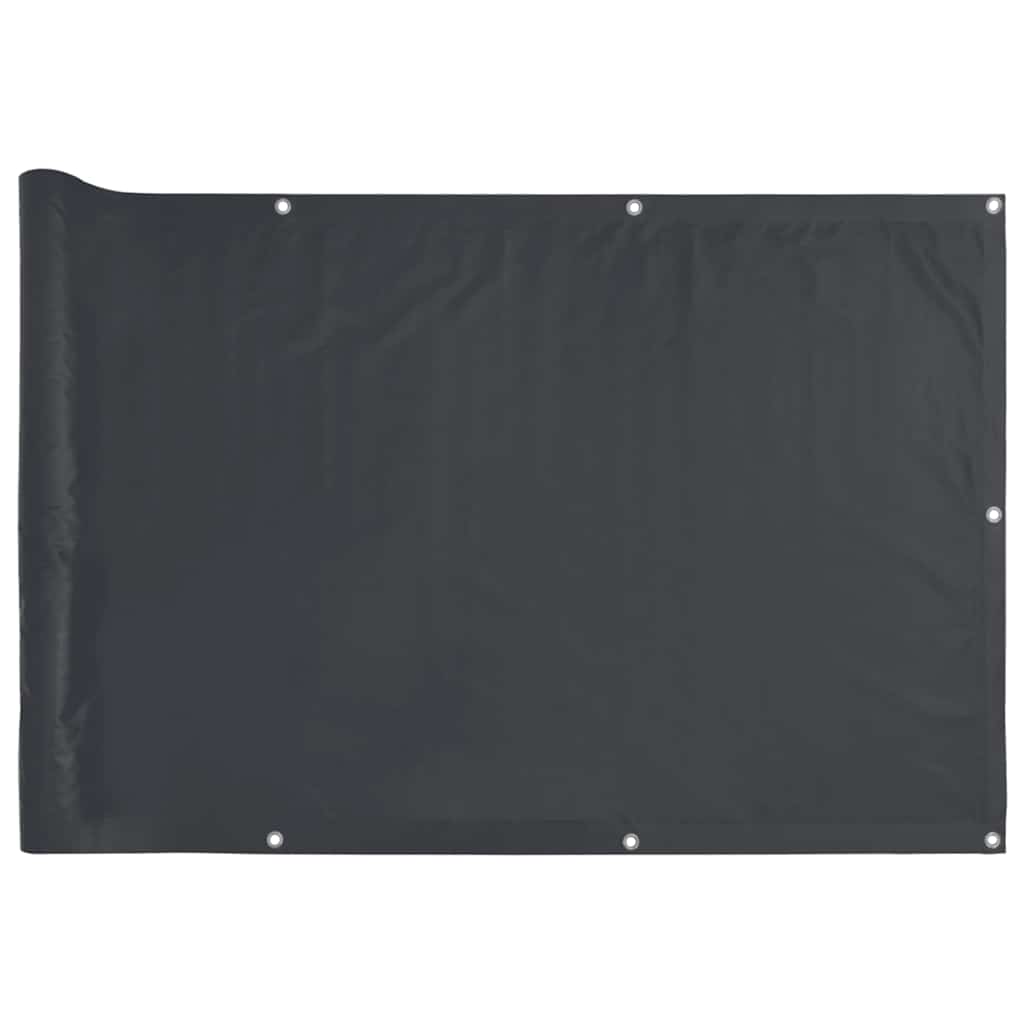 Balkon-Sichtschutz Anthrazit 600x120 cm PVC