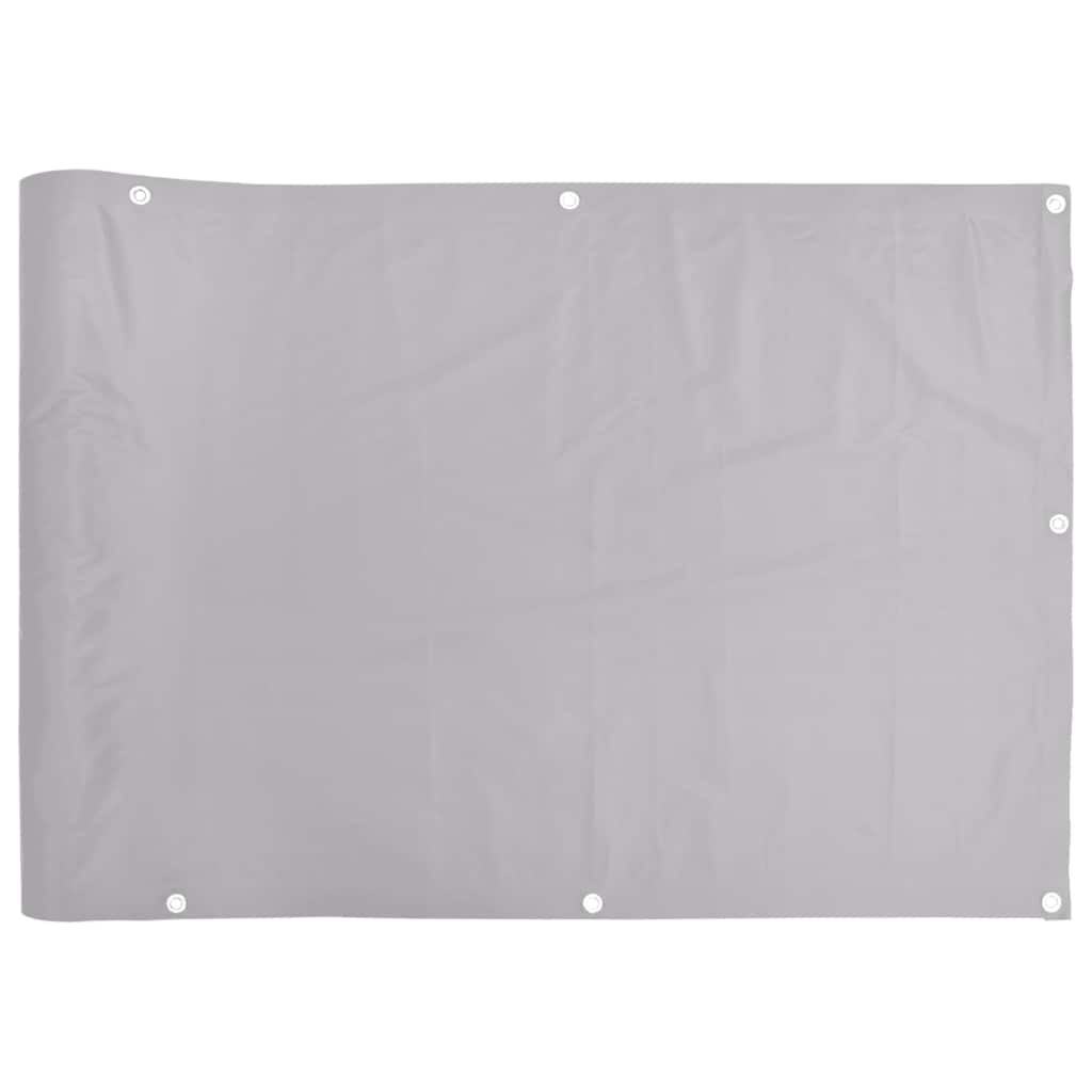 Balkon-Sichtschutz Grau 800x120 cm PVC