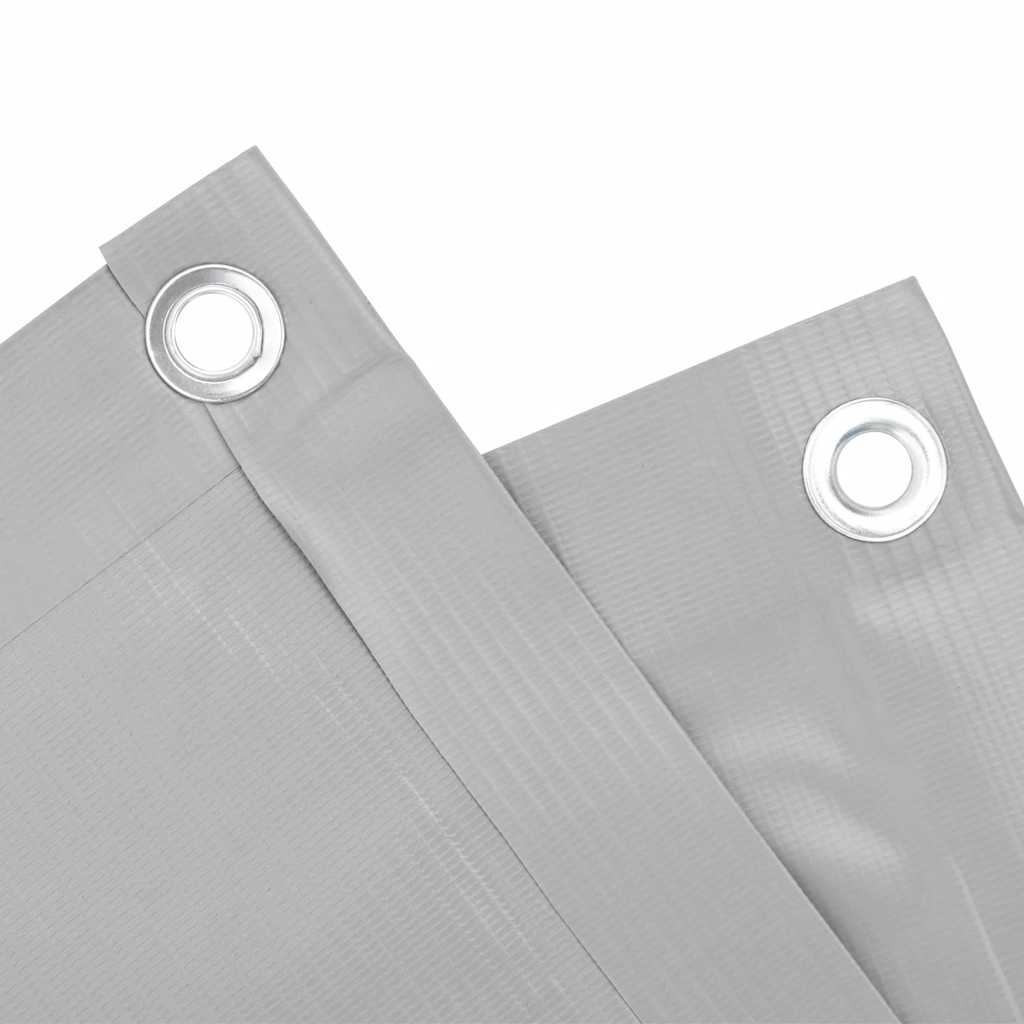 Balkon-Sichtschutz Grau 1000x120 cm PVC