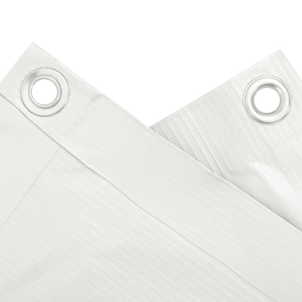 Balkon-Sichtschutz Weiß 300x120 cm PVC