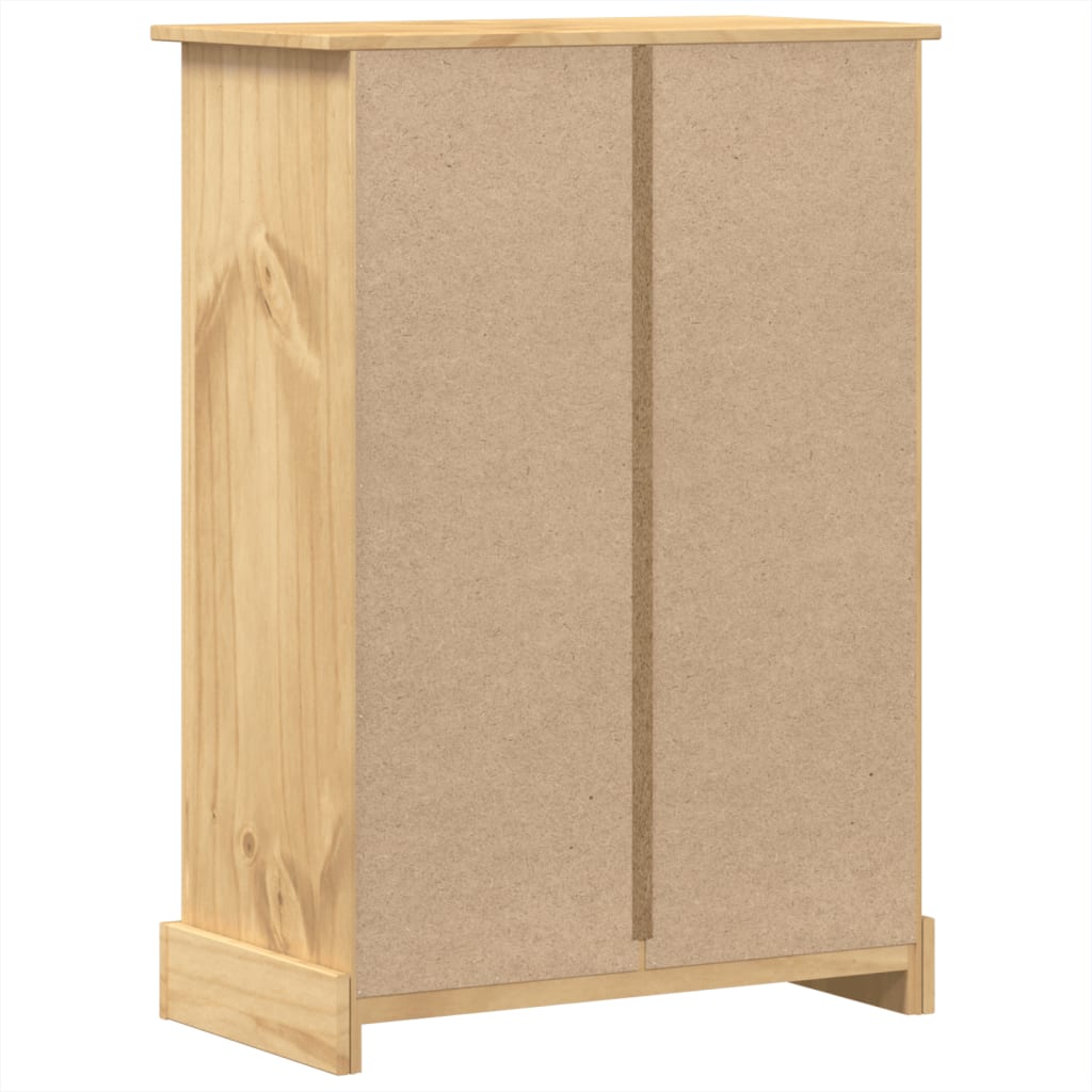 Chest of Drawers Corona 80x43x114 cm Solid Pine