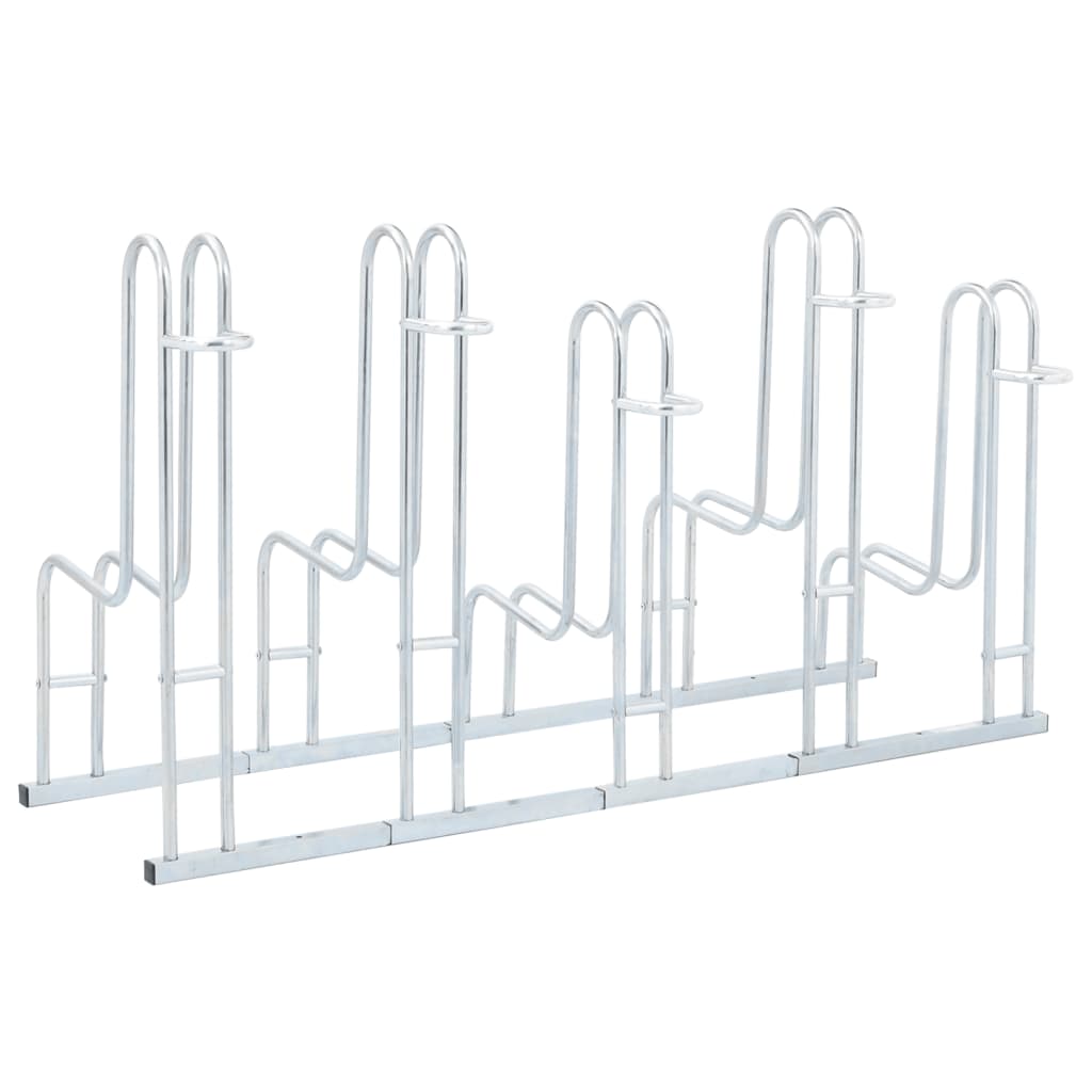 Bicycle stand for 5 bikes Freestanding Galvanized steel
