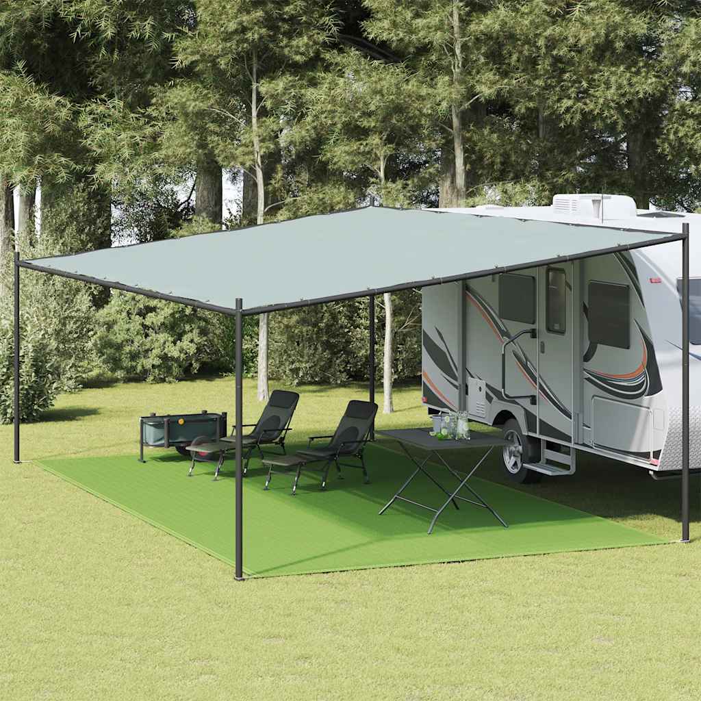 Tent carpet light green 400x600 cm HDPE