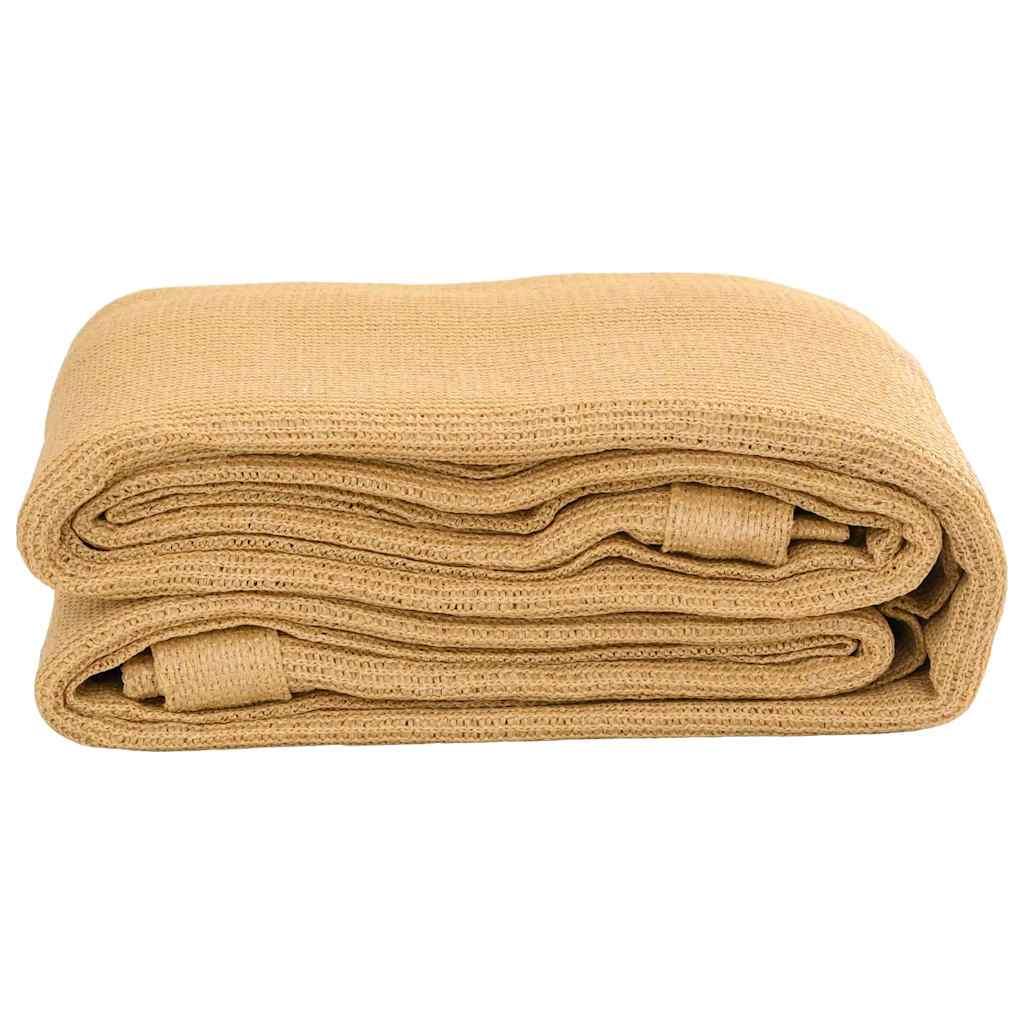 Tent carpet sand color 200x300 cm HDPE