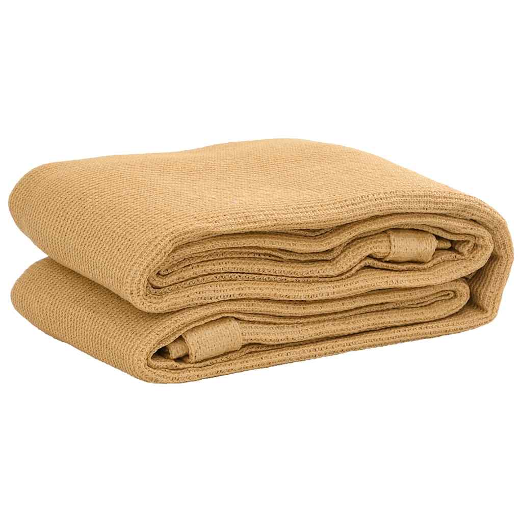 Tent carpet sand color 250x300 cm HDPE