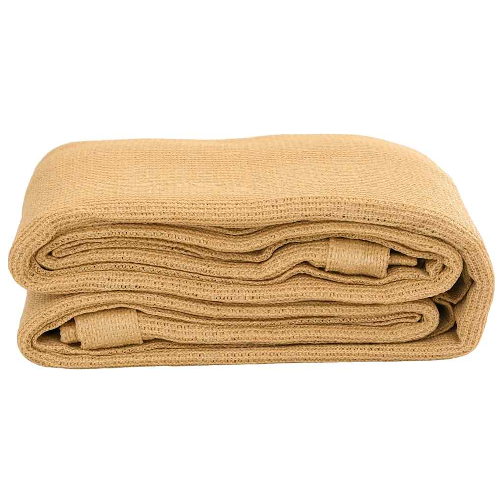 Tent carpet sand color 250x400 cm HDPE