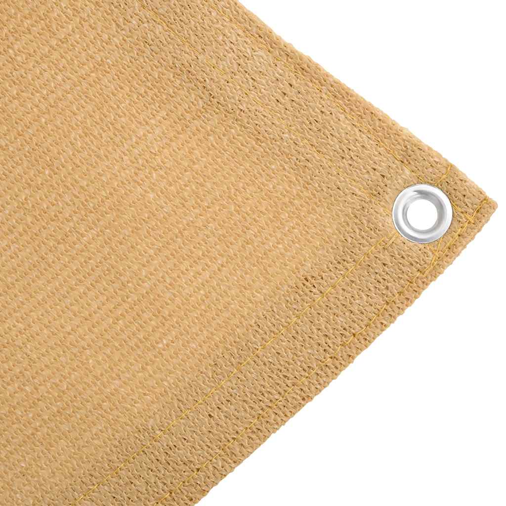 Tent carpet sand color 250x500 cm HDPE