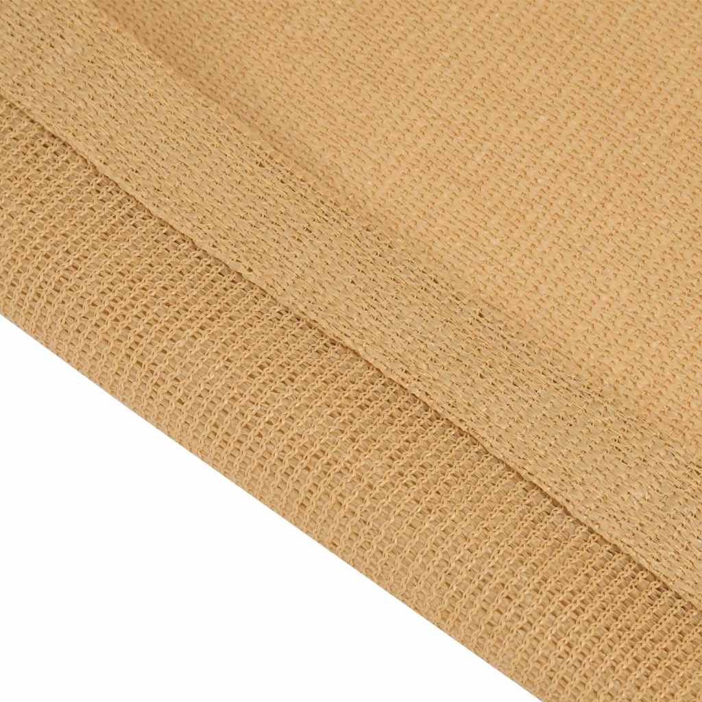 Tent carpet sand color 250x500 cm HDPE
