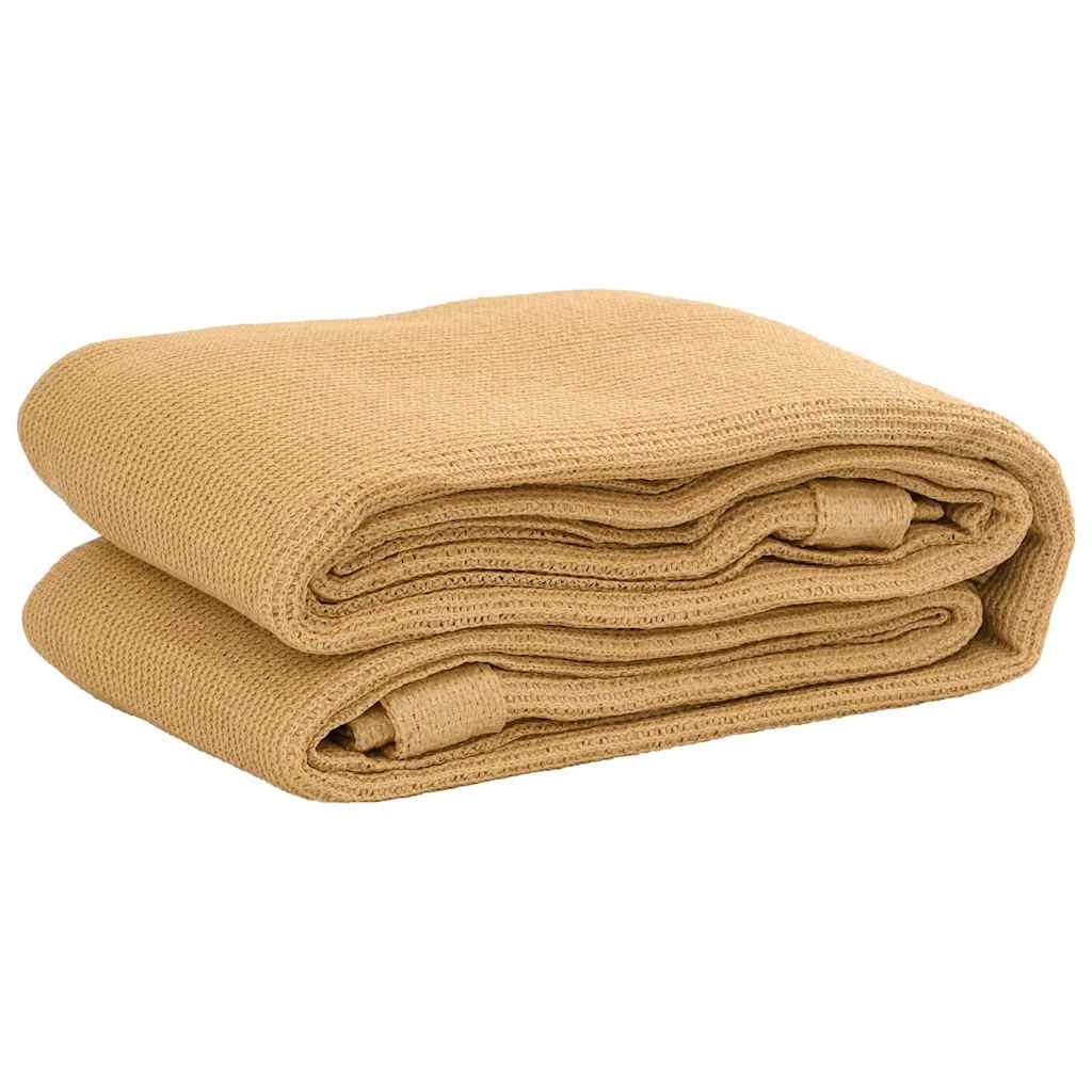 Tent carpet sand color 300x500 cm HDPE
