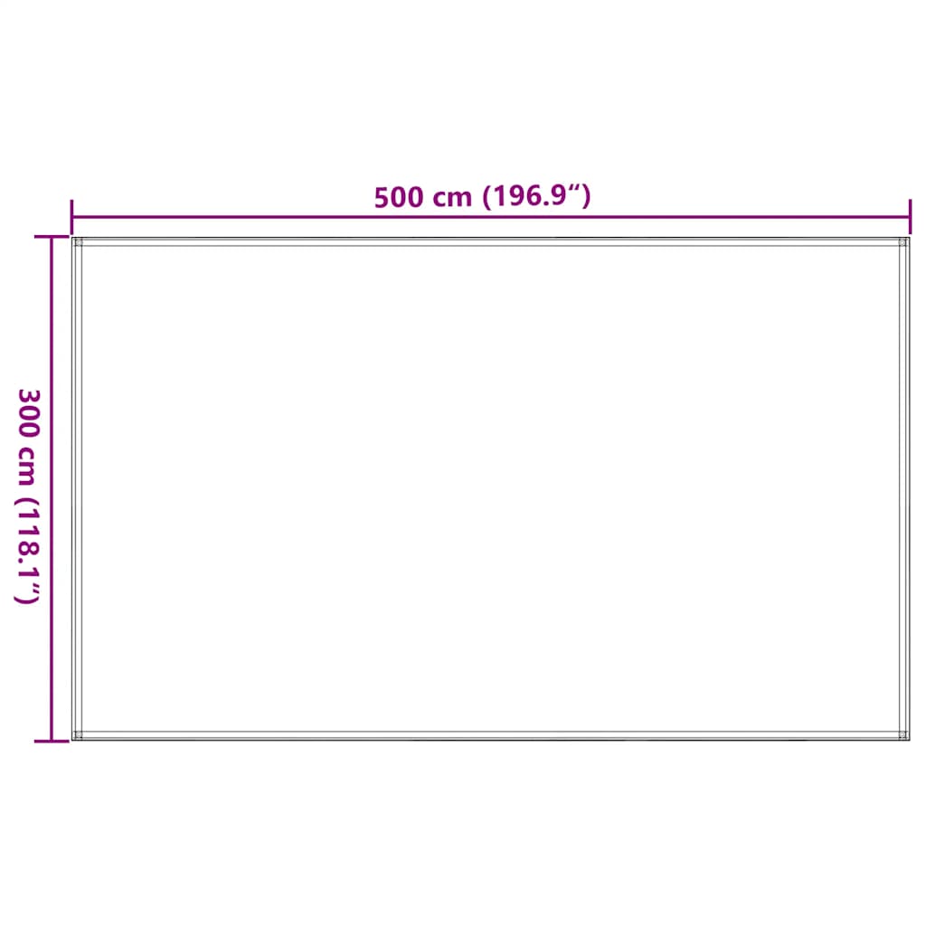 Tent carpet sand color 300x500 cm HDPE