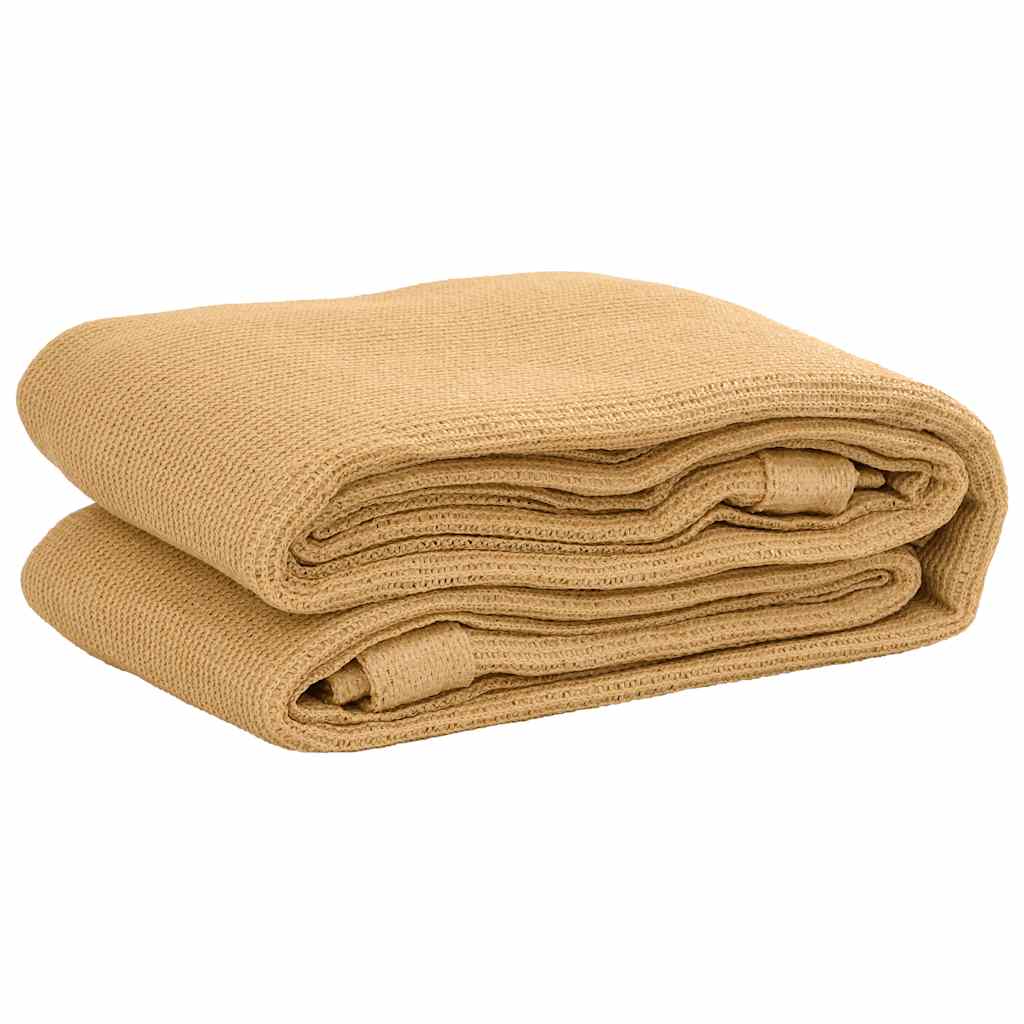 Tent carpet sand color 300x600 cm HDPE