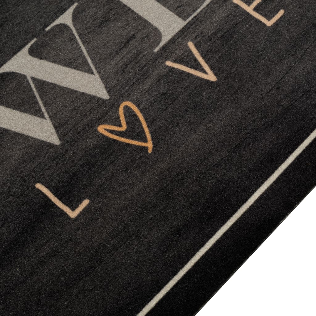 Kitchen Rug Washable Coffee 60x300 cm Velvet