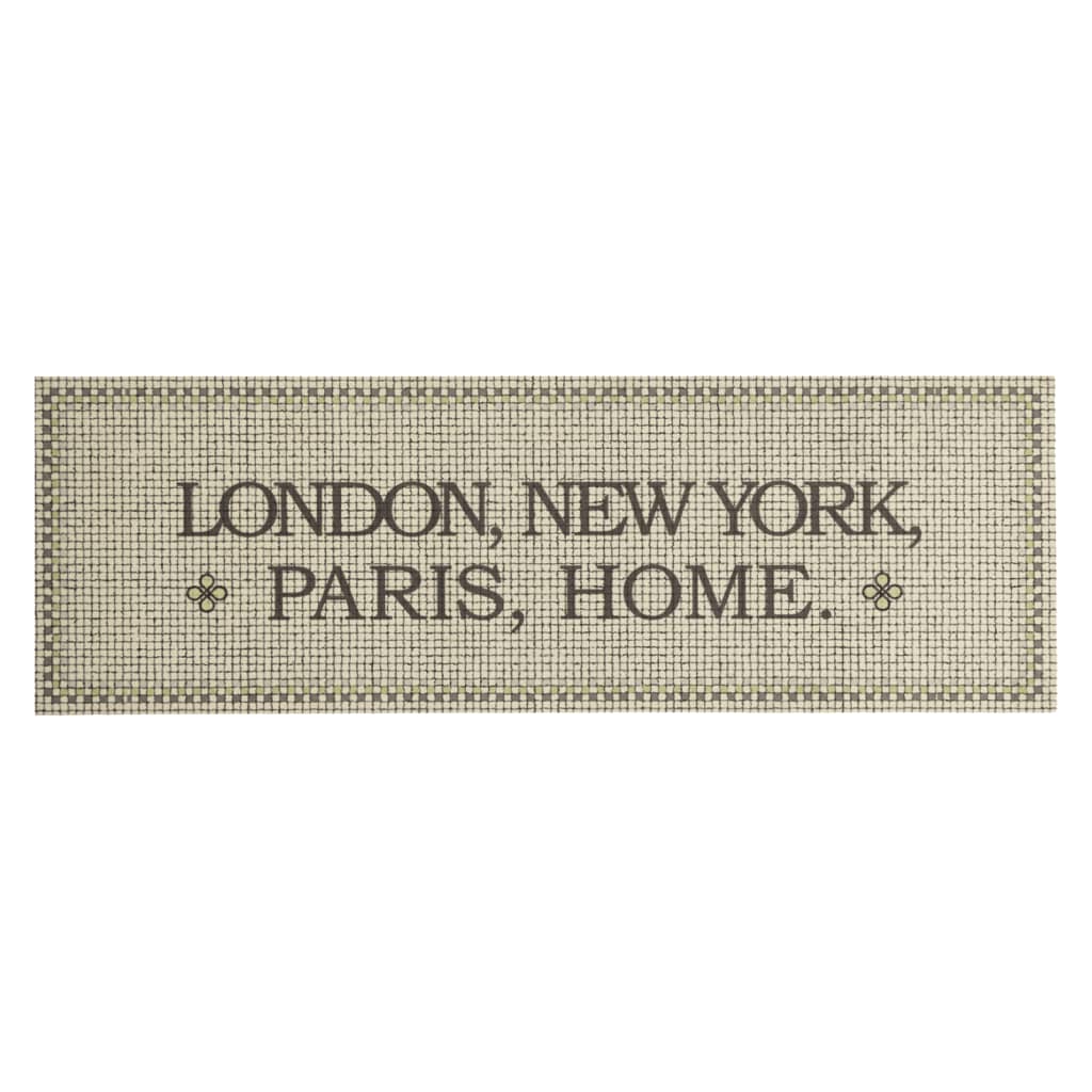 Kitchen Rug Washable Capitals Home 60x180 cm Velvet