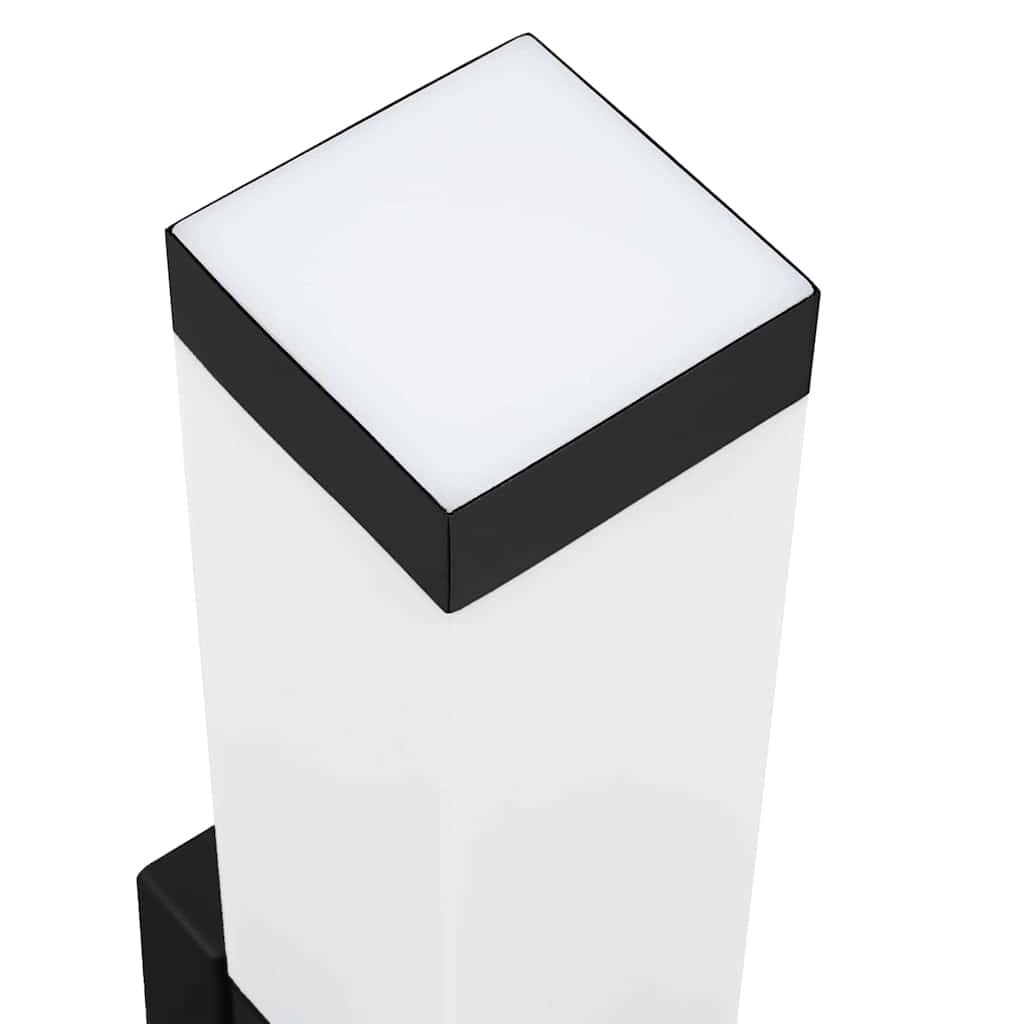 Außenwandleuchte Schwarz 10.5 x 6 x 35 cm Edelstahl