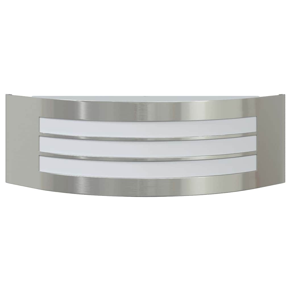 Außenwandleuchte Silber 32 x 10 x 10 cm Edelstahl