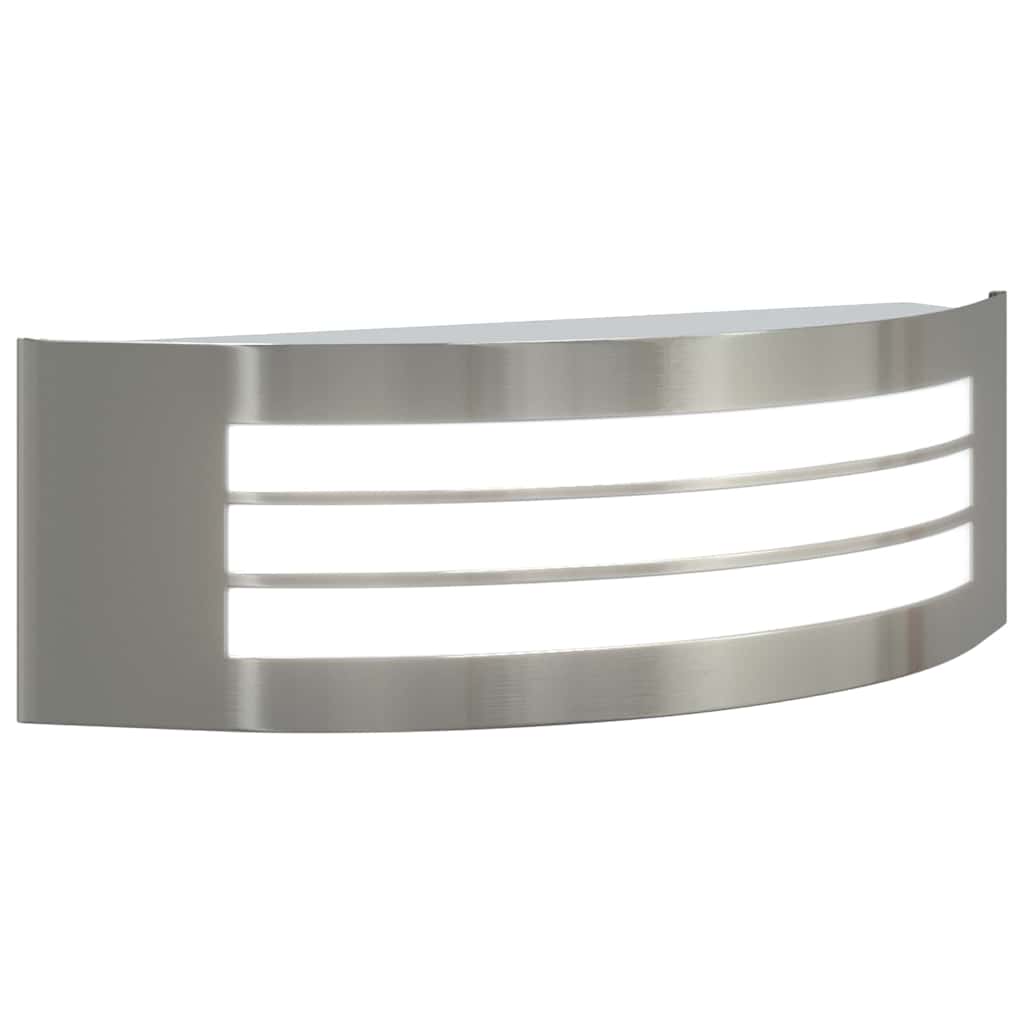Außenwandleuchte Silber 32 x 10 x 10 cm Edelstahl
