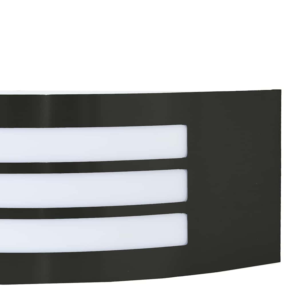 Außenwandleuchte Schwarz 32 x 10 x 10 cm Edelstahl