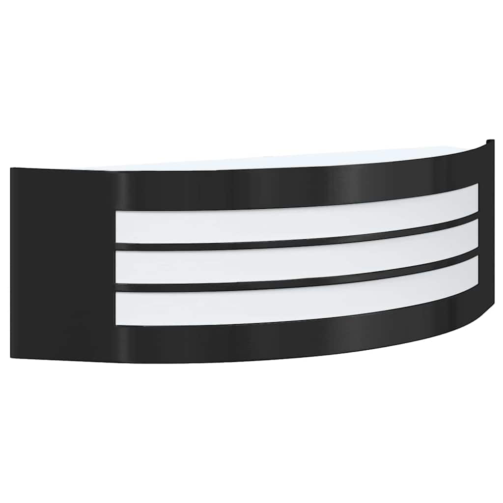 Außenwandleuchte Schwarz 32 x 10 x 10 cm Edelstahl