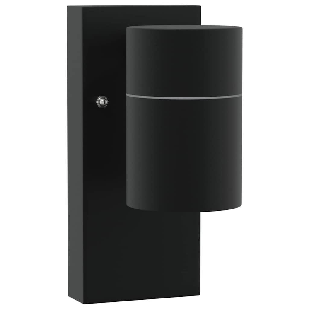 Außenwandleuchte Schwarz 6,5 x 10,5 x 16 cm Edelstahl