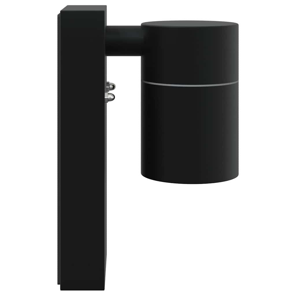 Außenwandleuchte Schwarz 6,5 x 10,5 x 16 cm Edelstahl