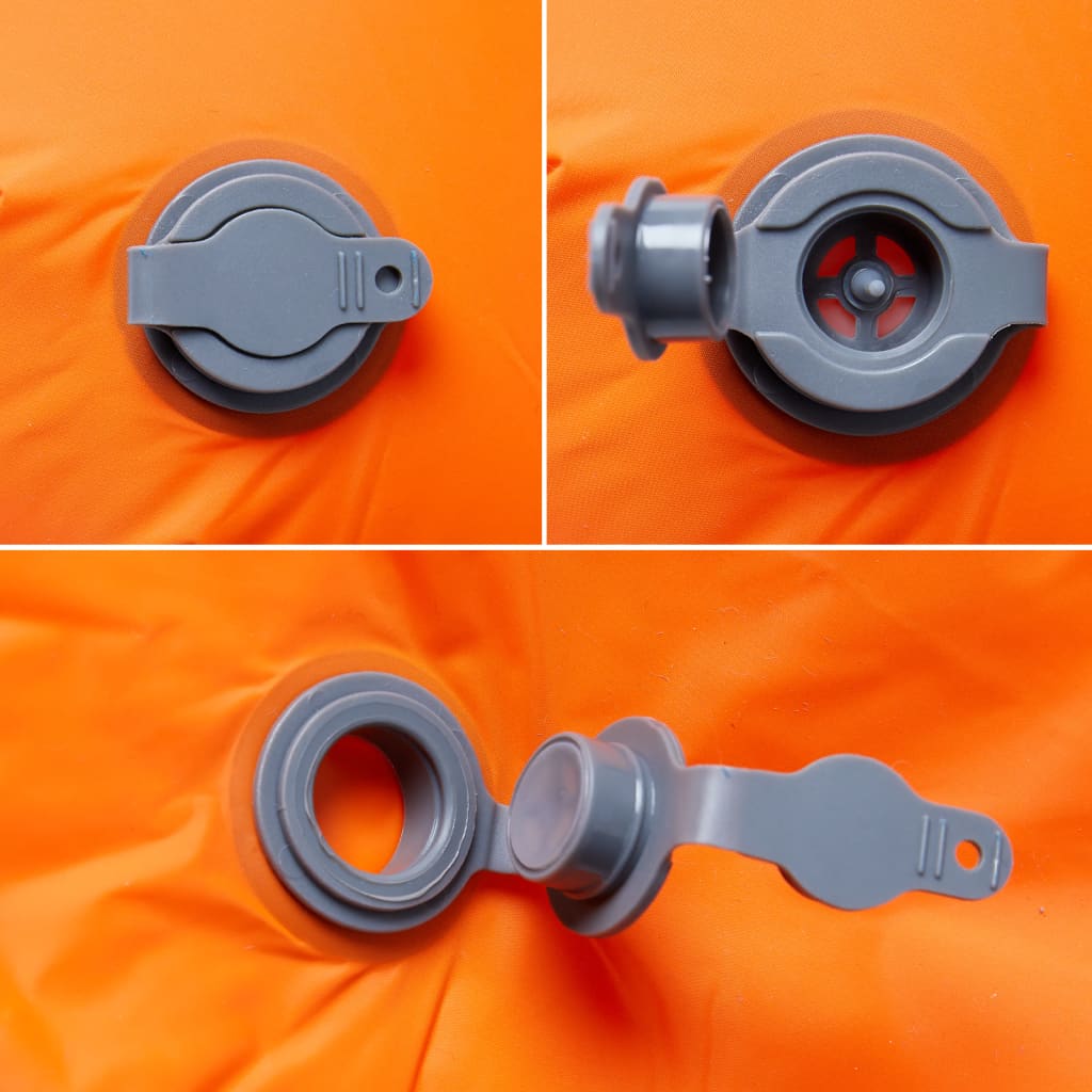 Inflatable Sleeping Pad with Pillow Orange