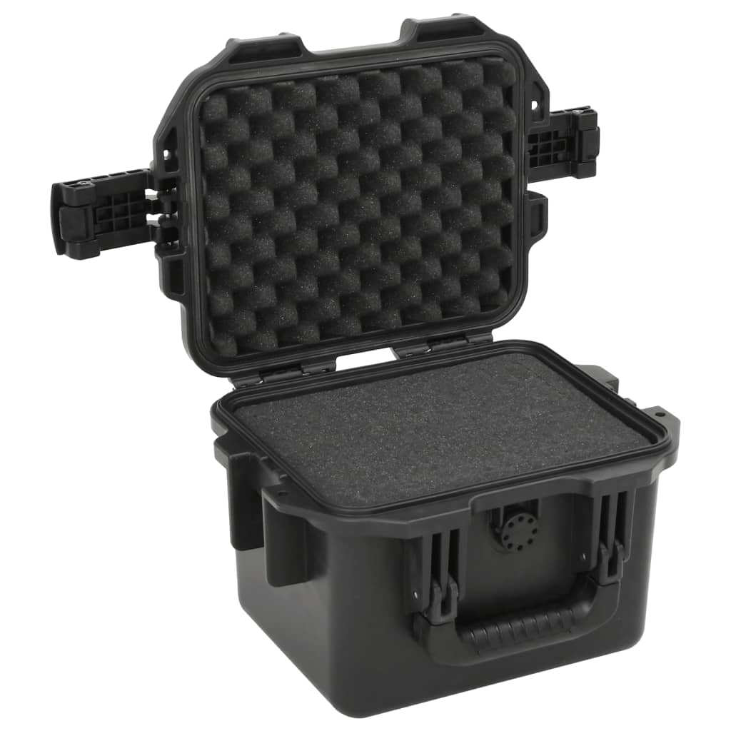Koffer für Flugreise Tragbar Schwarz 30x24,5x20 cm PP