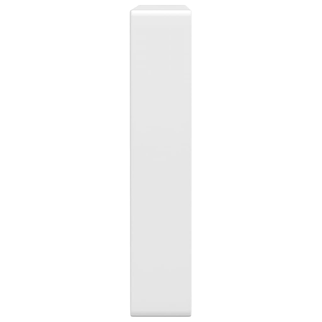 Washbasin Brackets 2 Pcs. White Rectangular Steel