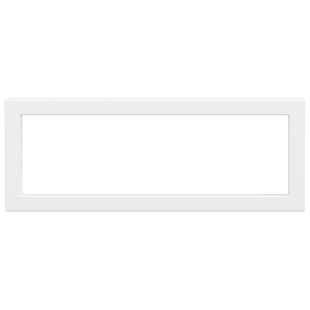 Washbasin Brackets 2 Pcs. White Rectangular Steel