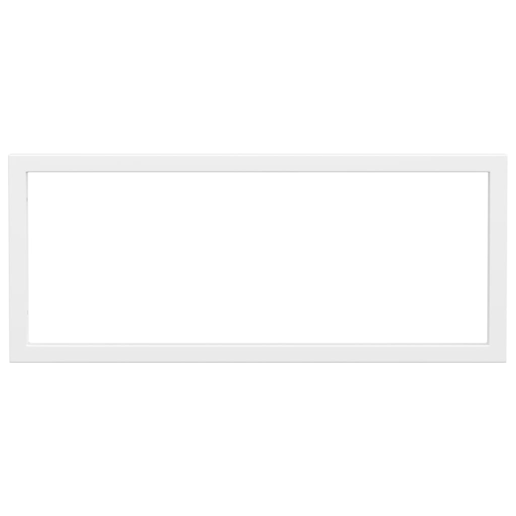 Washbasin Brackets 2 Pcs. White Rectangular Steel