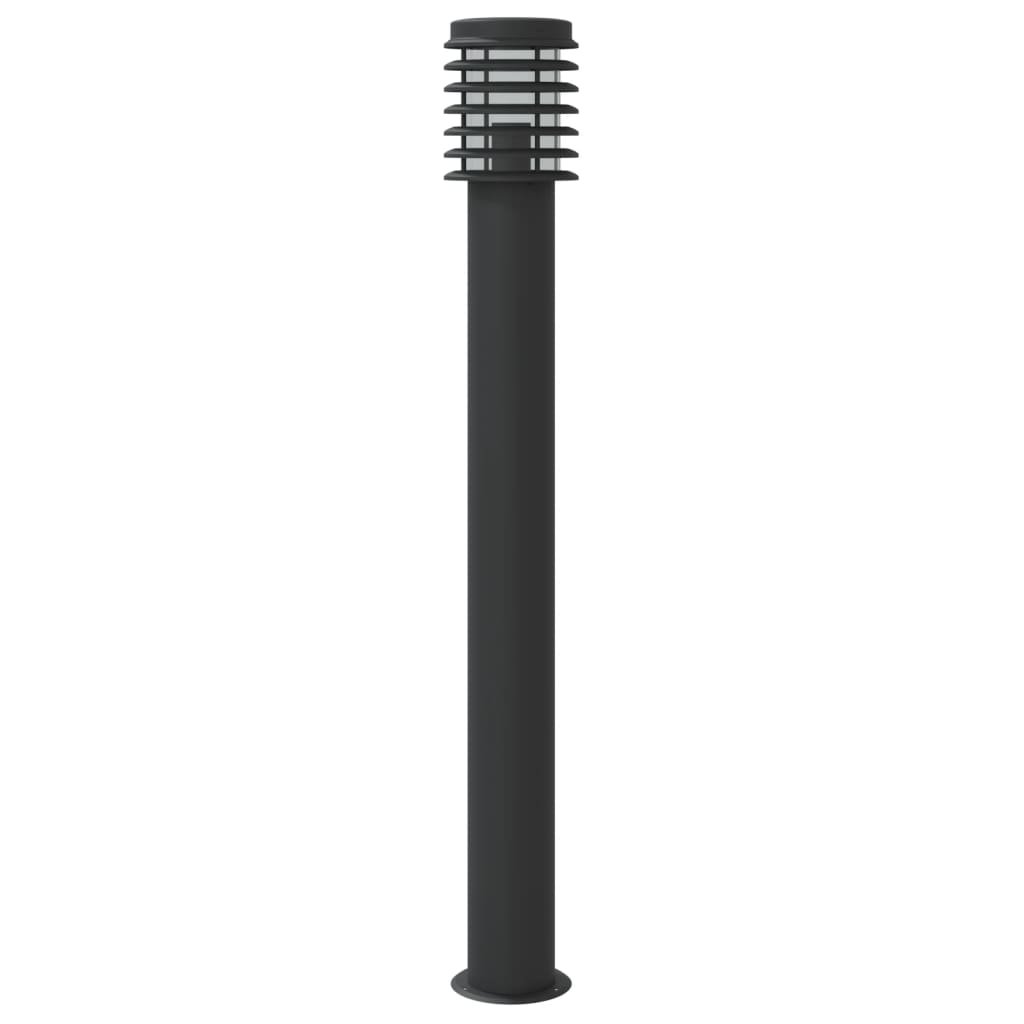 Wegeleuchte Schwarz 110 cm Edelstahl