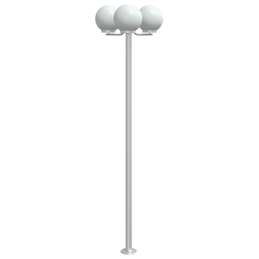 Wegeleuchten 2 Stk. Silbern 215 cm Edelstahl