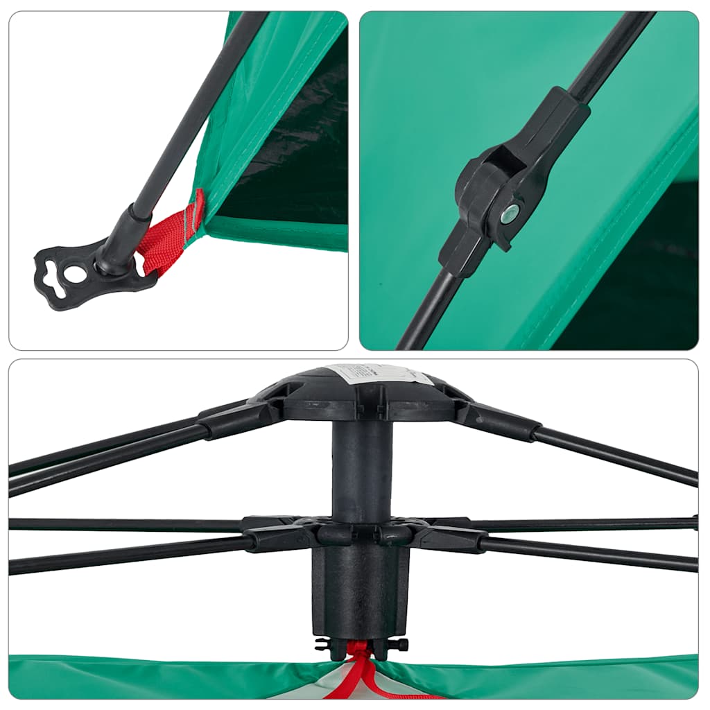 Beach Tent 2 Persons Sea Green Quick Release Waterproof