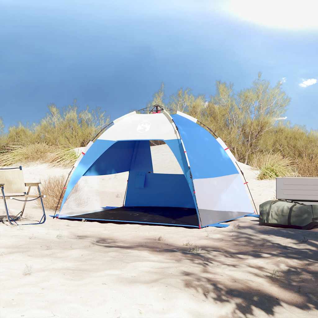 Beach Tent 2 Persons Azure Blue Quick Release Waterproof