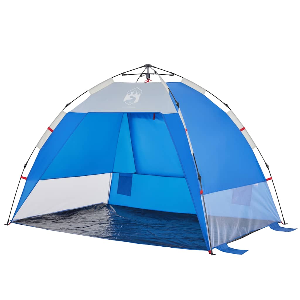 Beach Tent 2 Persons Azure Blue Quick Release Waterproof