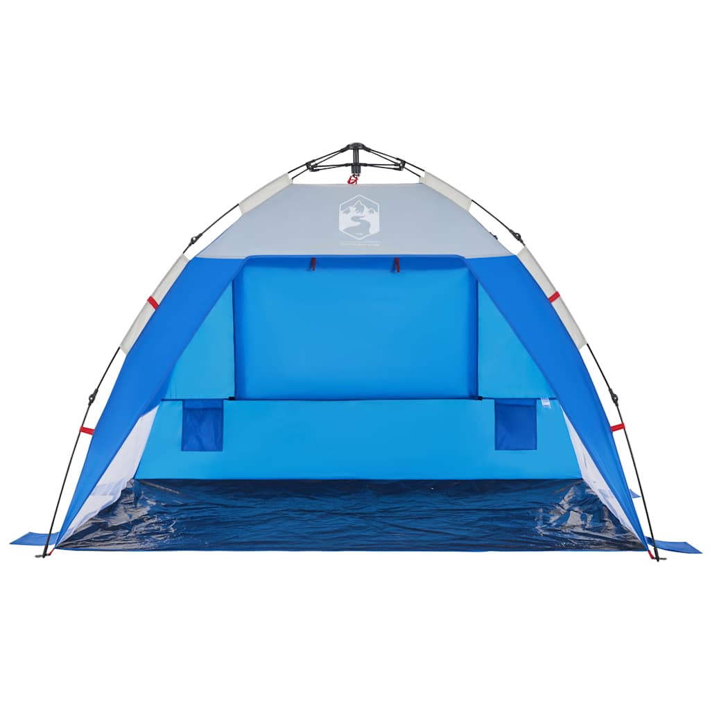 Beach Tent 2 Persons Azure Blue Quick Release Waterproof