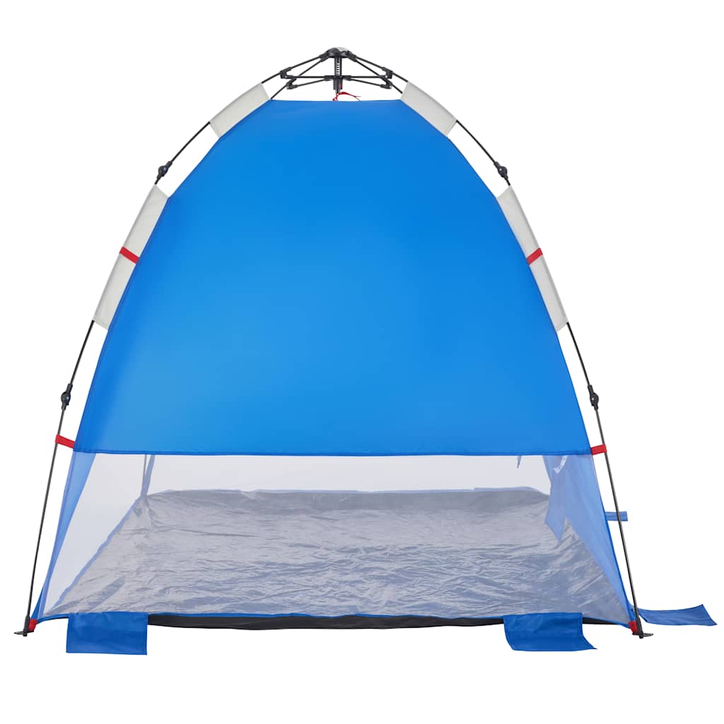 Beach Tent 2 Persons Azure Blue Quick Release Waterproof