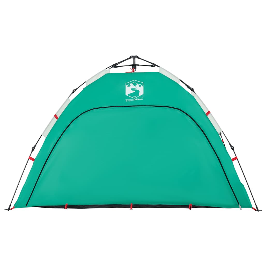 Beach Tent 2 Persons Sea Green Quick Release Waterproof