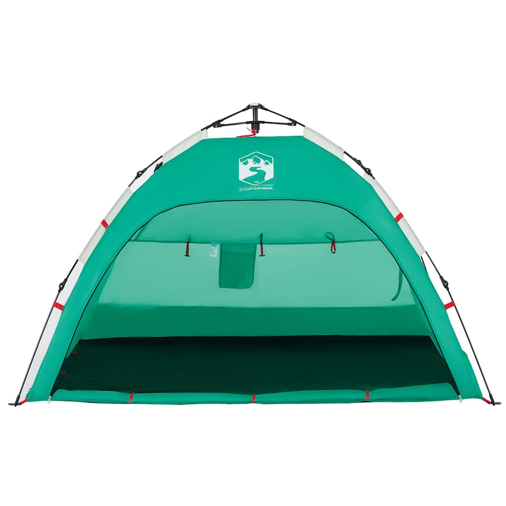 Beach Tent 2 Persons Sea Green Quick Release Waterproof